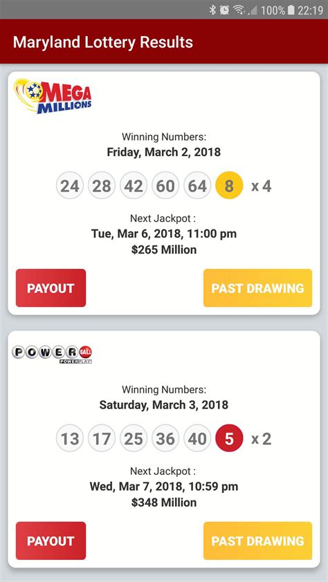 Maryland Lottery Results Calendar .